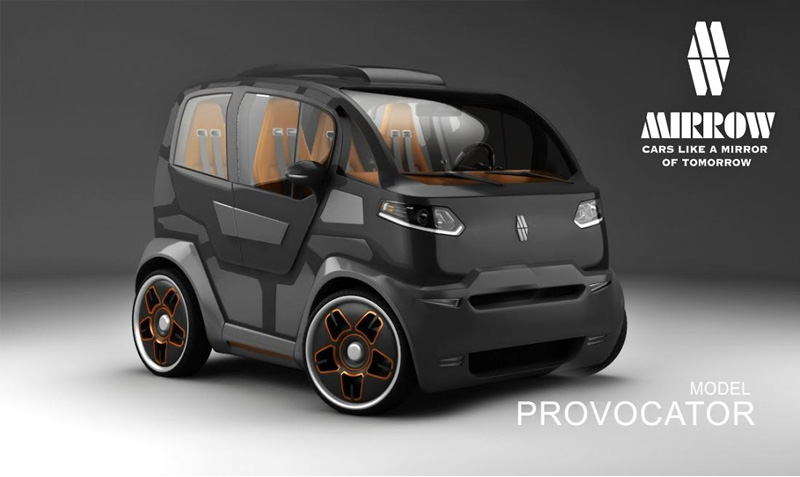 Mirrow Provocator.    Smart Fortwo