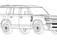 В сеть утекли изображения Land Rover Defender с тремя рядами сидений